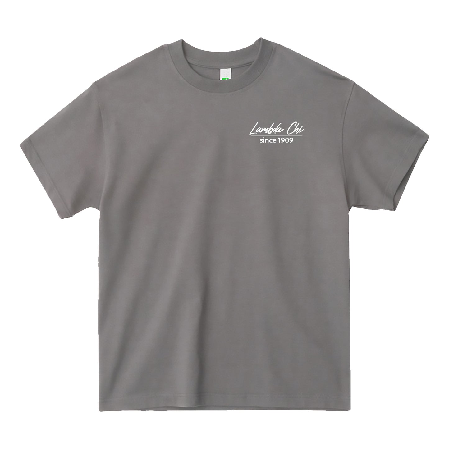 Signature Lambda Chi Tee (Grey)