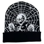 SKELETON BEANIE (BLACK)