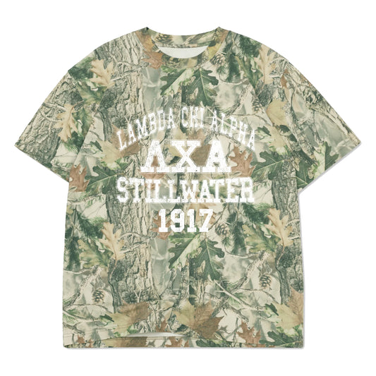 Lambda Arch Text Tee (Camo!)