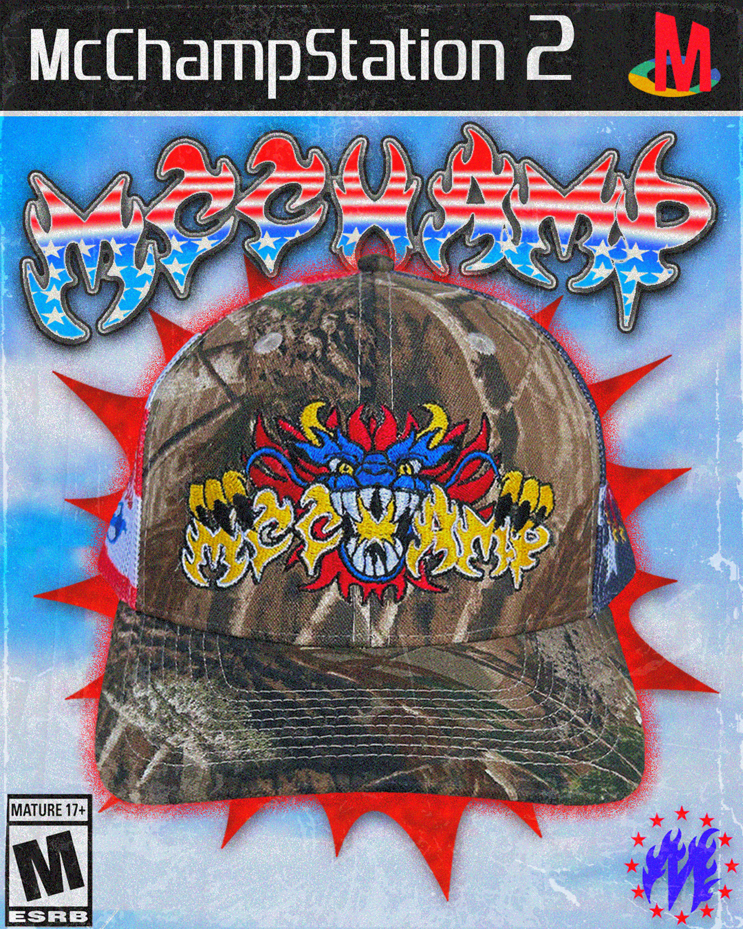 BLACK FLAG DRAGON MCCHAMP HAT