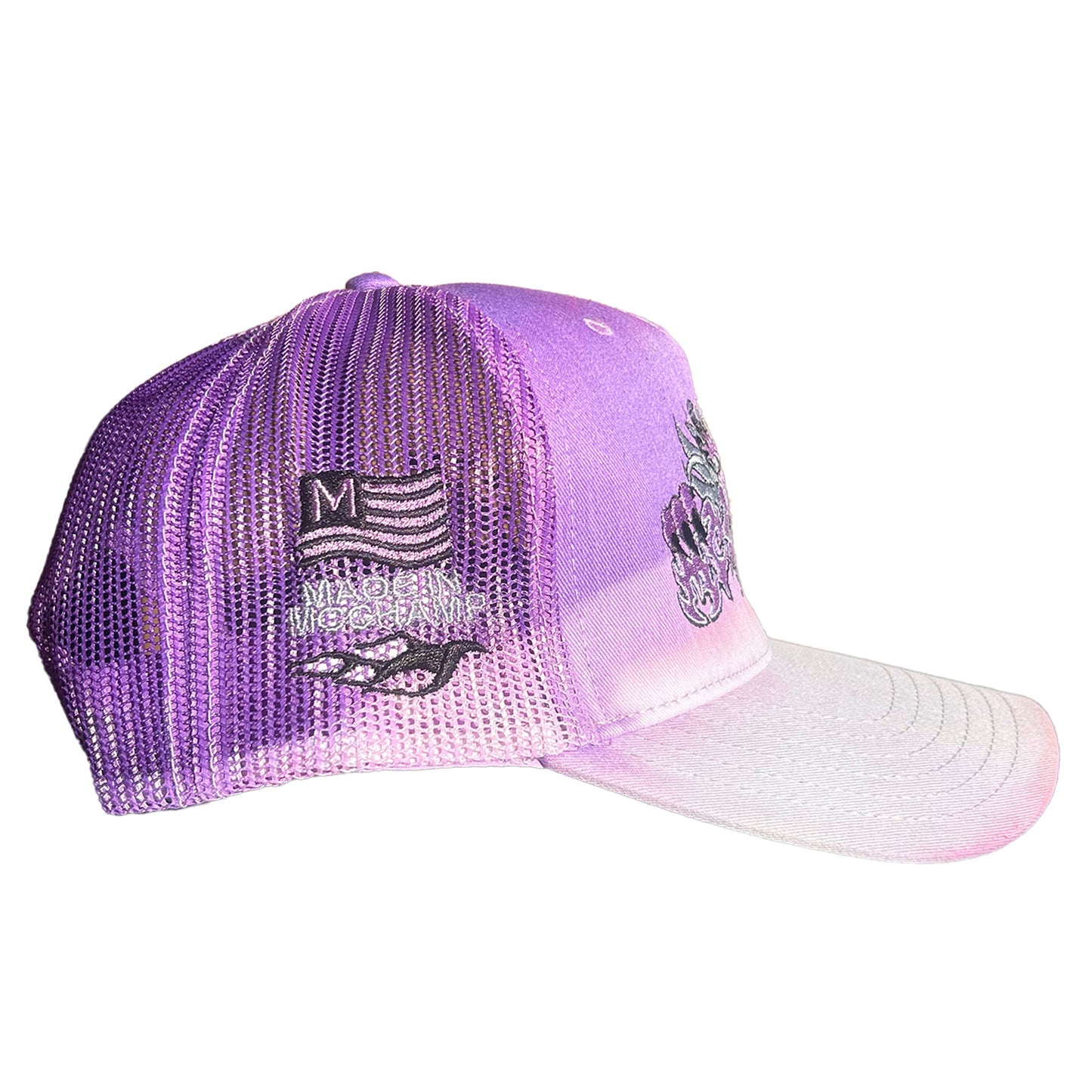 SPLIT DYE PURPLE DRAGON MCCHAMP HAT