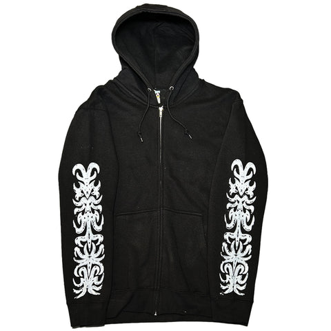 ZIP-UP HOODIE (BLACK)